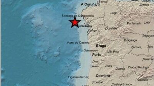 Terremoto frente a la costa gallega. 27/1/2022 - Sputnik Mundo