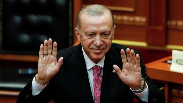 El presidente turco, Recep Tayyip Erdogan  - Sputnik Mundo
