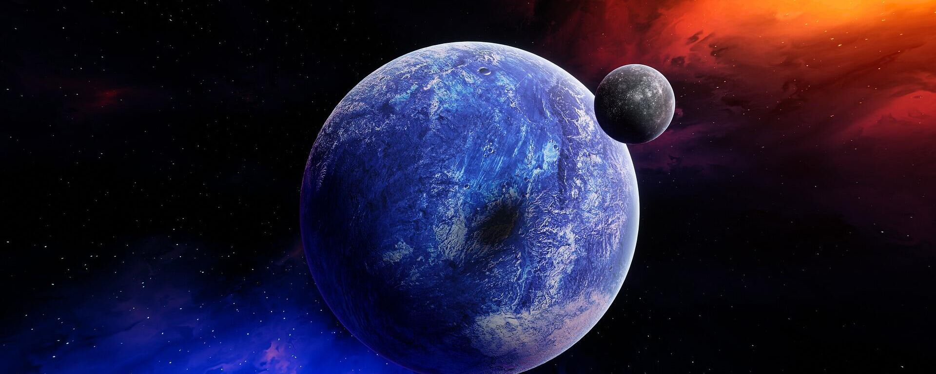 Un exoplaneta (imagen referencial) - Sputnik Mundo, 1920, 31.01.2022