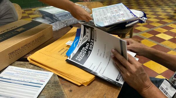 Las elecciones en Costa Rica: entrega de material electoral - Sputnik Mundo