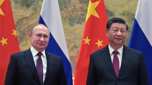 El presidente de Rusia, Vladímir Putin, llegó a Pekín para reunirse con su homólogo chino, Xi Jinping - Sputnik Mundo