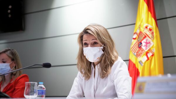  Yolanda Díaz, ministra de Trabajo y Economía Social de España - Sputnik Mundo