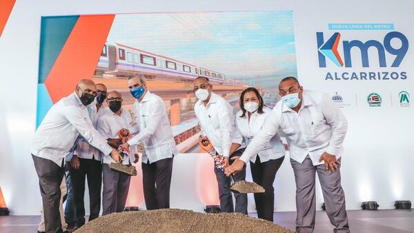 El presidente de República Dominicana, Luis Abinader, inaugura las obras de ampliación del metro de Santo Domingo - Sputnik Mundo