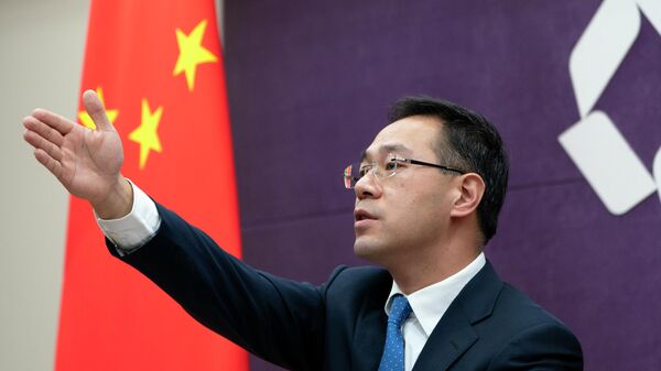 El portavoz del Ministerio de Comercio chino, Gao Feng - Sputnik Mundo
