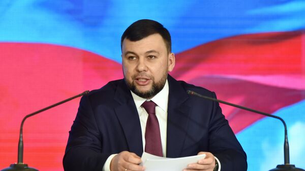 El líder de la República Popular de Donetsk, Denís Pushilin - Sputnik Mundo