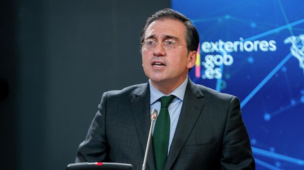 El ministro de Asuntos Exteriores, Unión Europea y Cooperación de España, José Manuel Albares - Sputnik Mundo