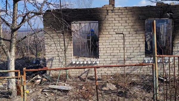 Las consecuencias de un fallido ataque de las fuerzas ucranianas en la localidad de Pionerskoye - Sputnik Mundo