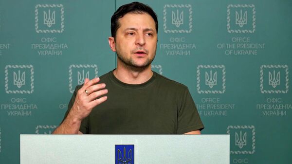 Volodímir Zelenski, el presidente de Ucrania - Sputnik Mundo