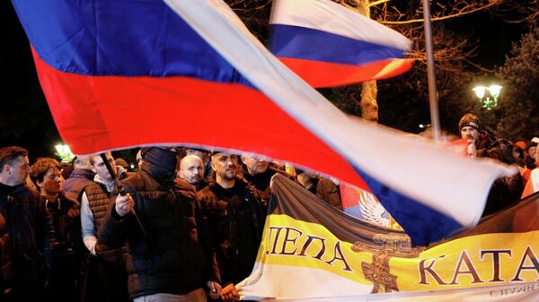 Montenegro celebra manifestaciones de apoyo a Rusia - Sputnik Mundo