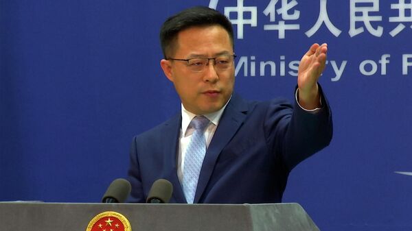 Zhao Lijian, el portavoz del Ministerio de Exteriores chino - Sputnik Mundo