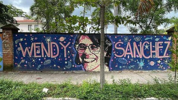 Mural dedicado a Wendy Sánchez - Sputnik Mundo