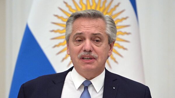 Alberto Fernández, el presidente de Argentina - Sputnik Mundo