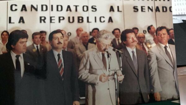 Segundo de derecha a izquierda, Luis Donaldo Colosio. - Sputnik Mundo