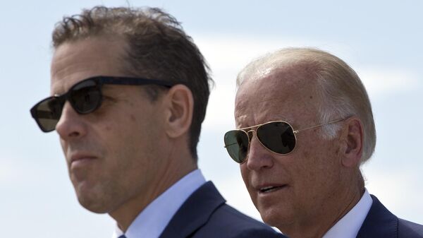 Hunter y Joe Biden, foto de archivo - Sputnik Mundo