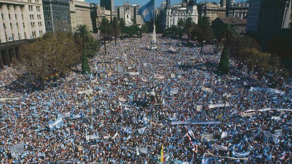 Plaza de Mayo, abril de 1982 - Sputnik Mundo