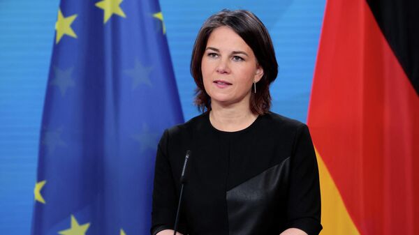 Annalena Baerbock, la ministra de Exteriores alemana - Sputnik Mundo