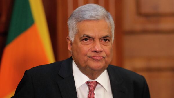 Ranil Wickremesinghe, presidente de Sri Lanka  - Sputnik Mundo