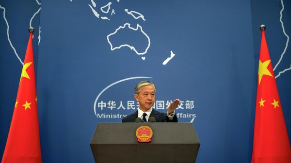 Wang Wenbin, el portavoz del Ministerio de Exteriores chino - Sputnik Mundo