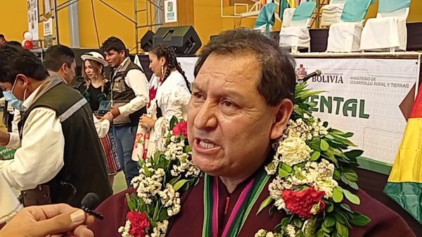 Eulogio 'Chiqui' Núñez, director del  Instituto Nacional de Reforma Agraria (INRA) de Bolivia - Sputnik Mundo