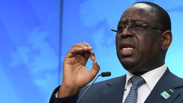 Macky Sall, el presidente senegalés - Sputnik Mundo