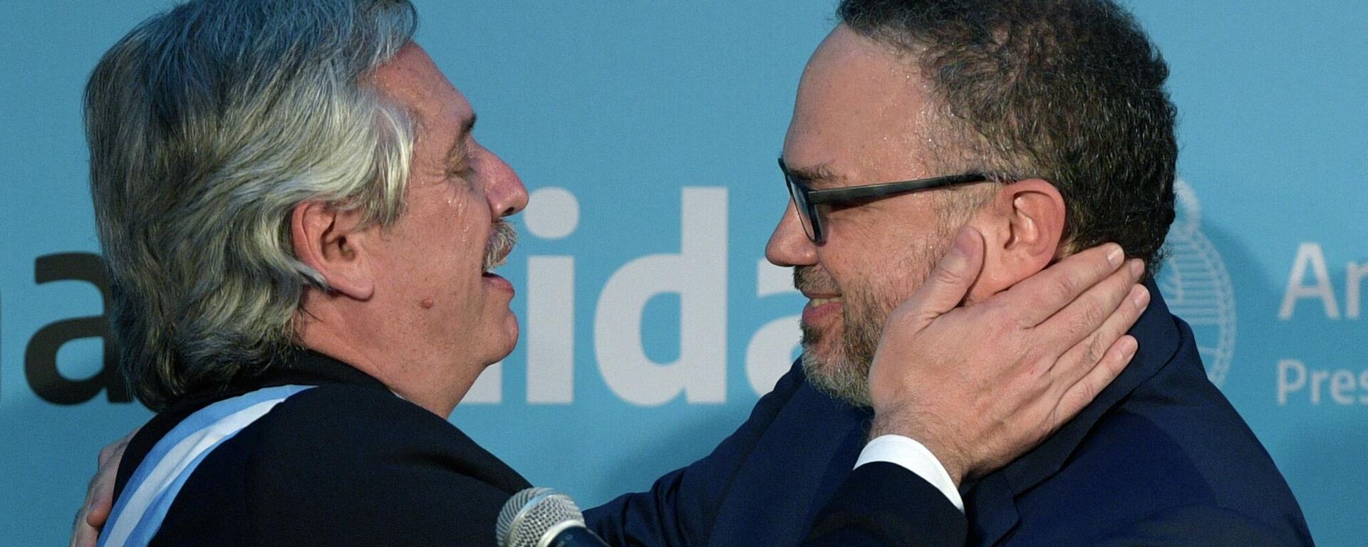 El presidente argentino, Alberto Fernández, y el exministro de Producción Matías Kulfas El presidente argentino, Alberto Fernández, y el exministro de Producción Matías Kulfas - Sputnik Mundo, 1920, 07.06.2022
