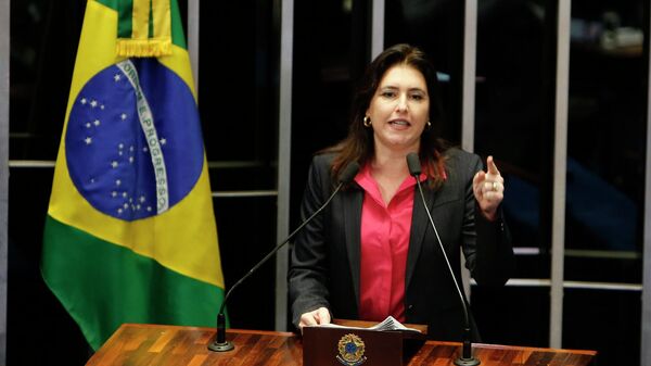 Simone Tebet, senadora brasileña - Sputnik Mundo