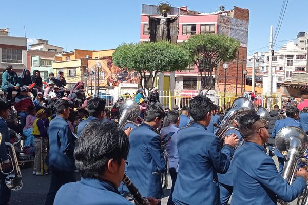 La fiesta del Gran Poder en la ciudad de La Paz - Sputnik Mundo