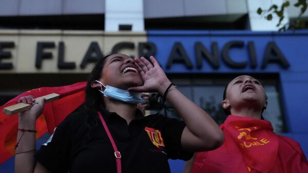 Protestas en Ecuador (archivo) - Sputnik Mundo