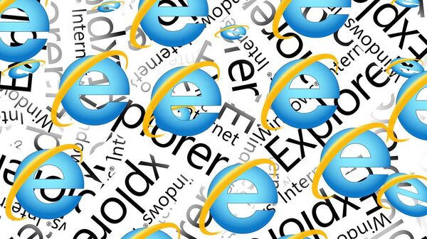 Logotipos de Internet Explorer, el buscador web de Microsoft - Sputnik Mundo