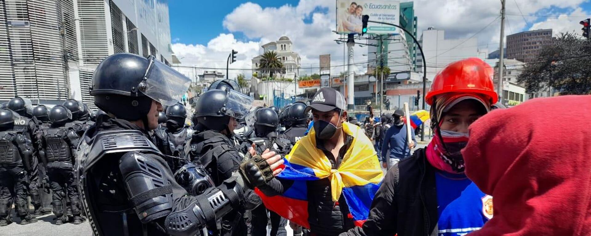 La Policía de Ecuador durante las protestas - Sputnik Mundo, 1920, 26.07.2023