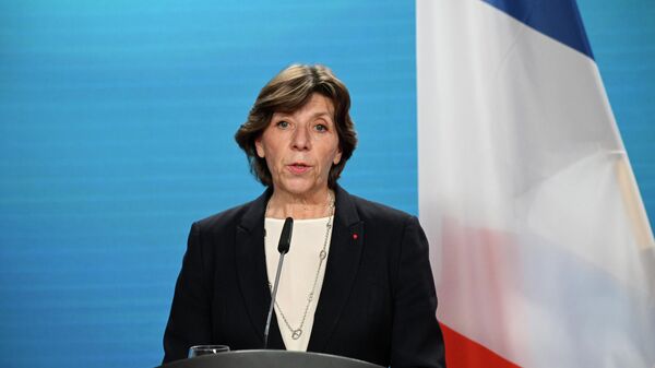 Catherine Colonna, la ministra de Exteriores de Francia - Sputnik Mundo