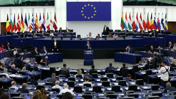 El Parlamento Europeo (imagen referencial) - Sputnik Mundo