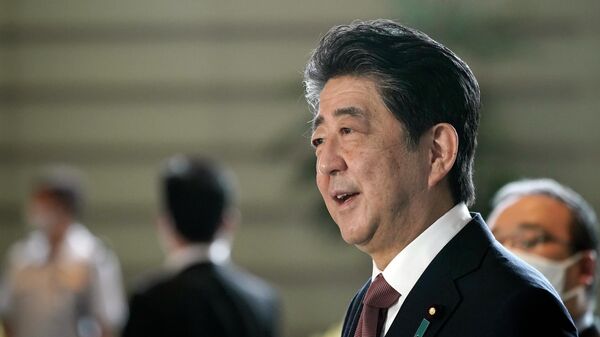 Shinzo Abe, el ex primer ministro japonés  - Sputnik Mundo
