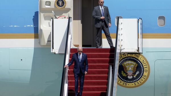 El presidente de EEUU, Joe Biden, llegó a Israel  - Sputnik Mundo
