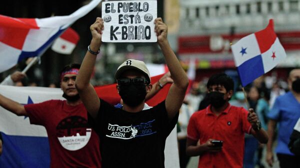 Protestas en Panamá - Sputnik Mundo