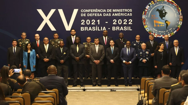 XV Conferencia de Ministros de Defensa de las Américas (CMDA), celebrada en Brasilia, en julio de 2022 - Sputnik Mundo