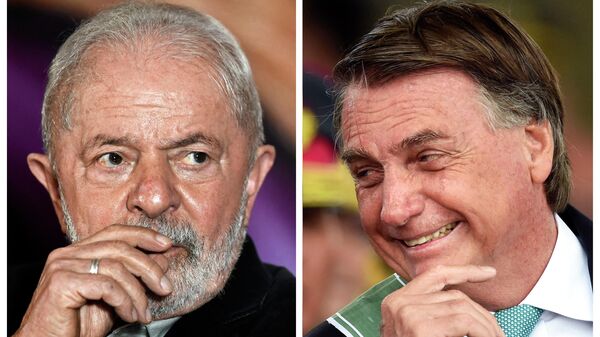 El expresidente Luiz Inácio Lula da Silva (2003-2011) y el presidente brasileño, Jair Bolsonaro - Sputnik Mundo