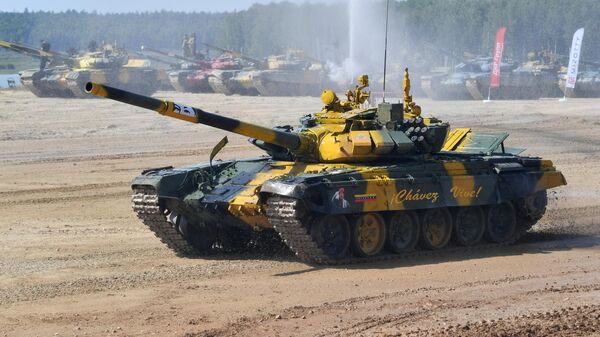 Un tanque venezolano en los Juegos Internacionales Militares Rusia 2022 - Sputnik Mundo