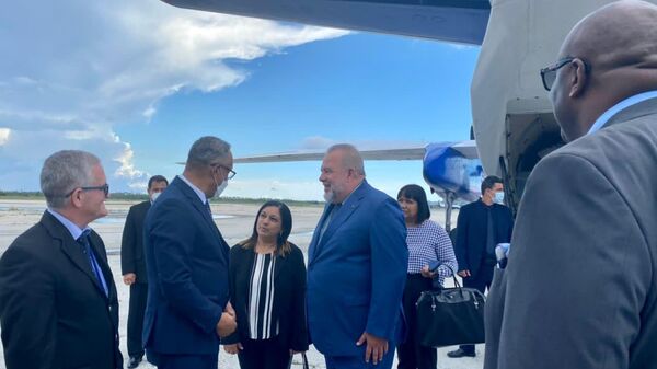 El primer ministro de Cuba, Manuel Marrero, arribó a Bahamas - Sputnik Mundo