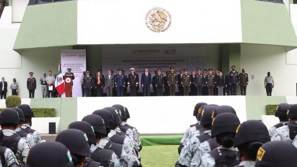 Presentación del nuevo cuerpo especial de la Guardia Nacional de México. - Sputnik Mundo