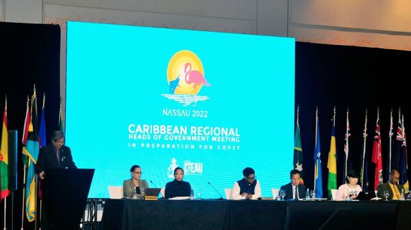 La segunda sesión de la primera reunión regional de Jefes de Gobierno de la Comunidad del Caribe (Caricom)  - Sputnik Mundo