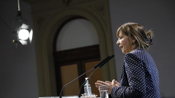 La portavoz de la Presidencia de Argentina, Gabriela Cerruti.  - Sputnik Mundo