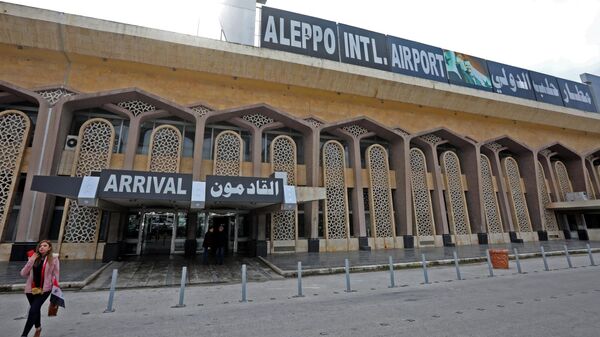 El Aeropuerto Internacional de Alepo - Sputnik Mundo