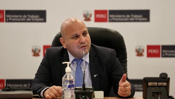 Alejandro Salas, ministro de Trabajo de Perú - Sputnik Mundo