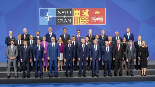 Líderes de la OTAN en Madrid  - Sputnik Mundo