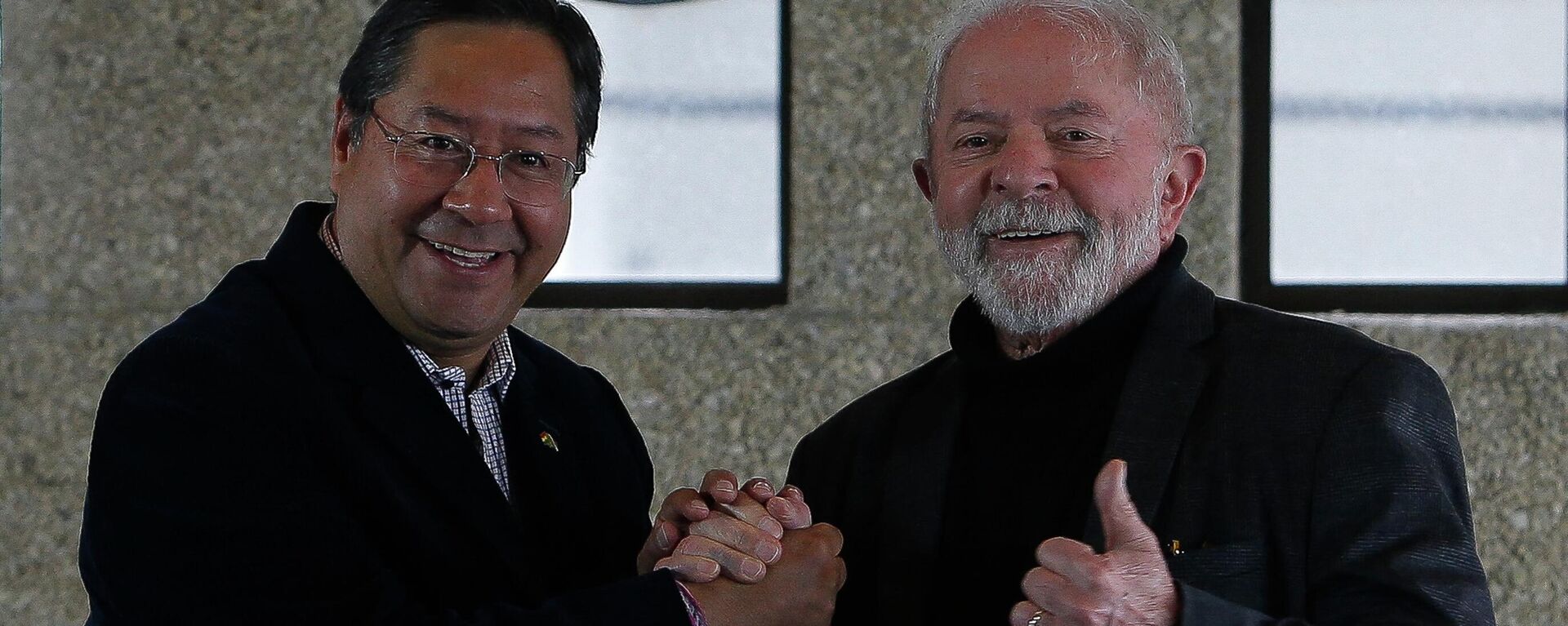 Encuentro entre el presidente de Bolivia, Luis Arce, y el expresidente brasileño Luiz Inácio Lula da Silva Encuentro entre el presidente de Bolivia, Luis Arce, y el expresidente brasileño Luiz Inácio Lula da Silva - Sputnik Mundo, 1920, 05.09.2022