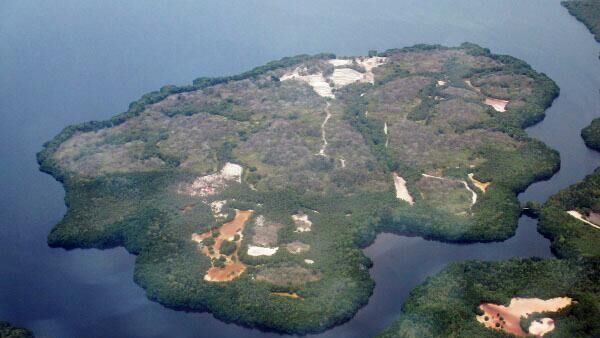 Vista aérea de la isla de Jaina - Sputnik Mundo