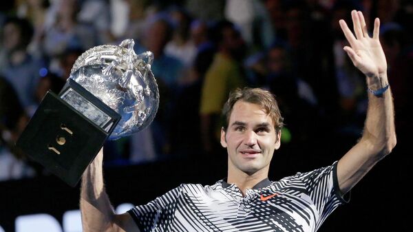 Roger Federer, un tenista suizo - Sputnik Mundo