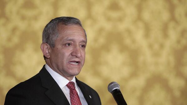 El ministro del Interior de Ecuador, Patricio Carrillo - Sputnik Mundo