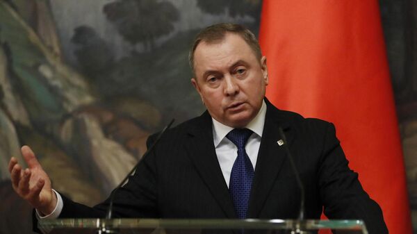 El ministro de Asuntos Exteriores de Bielorrusia, Vladímir Makéi. - Sputnik Mundo